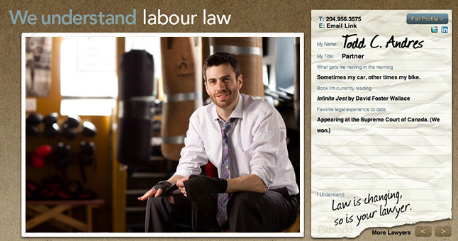 Pitblado Law website