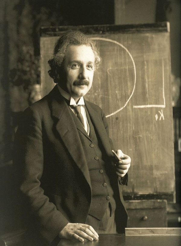 Einstein Chalkboard