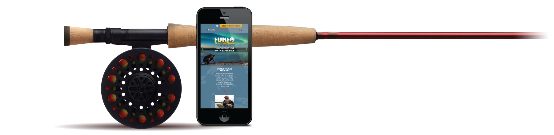 Fishing Rod and Phone